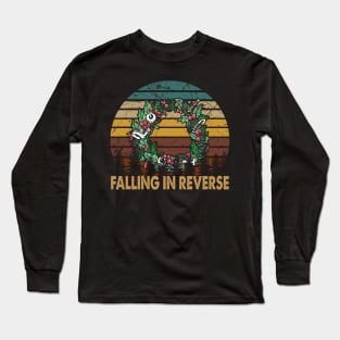falling in reverse songs flowers gift for fans and lovers Long Sleeve T-Shirt